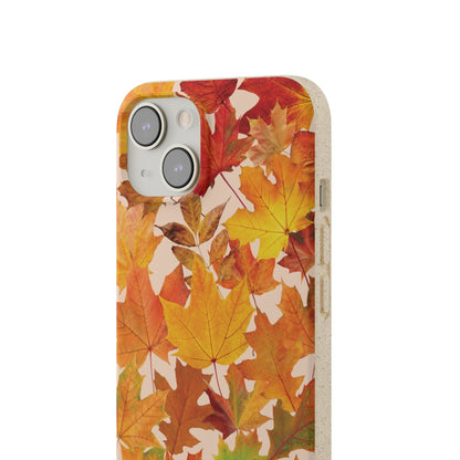 Stepping Green Phone Case Fall Leaves Bio Case