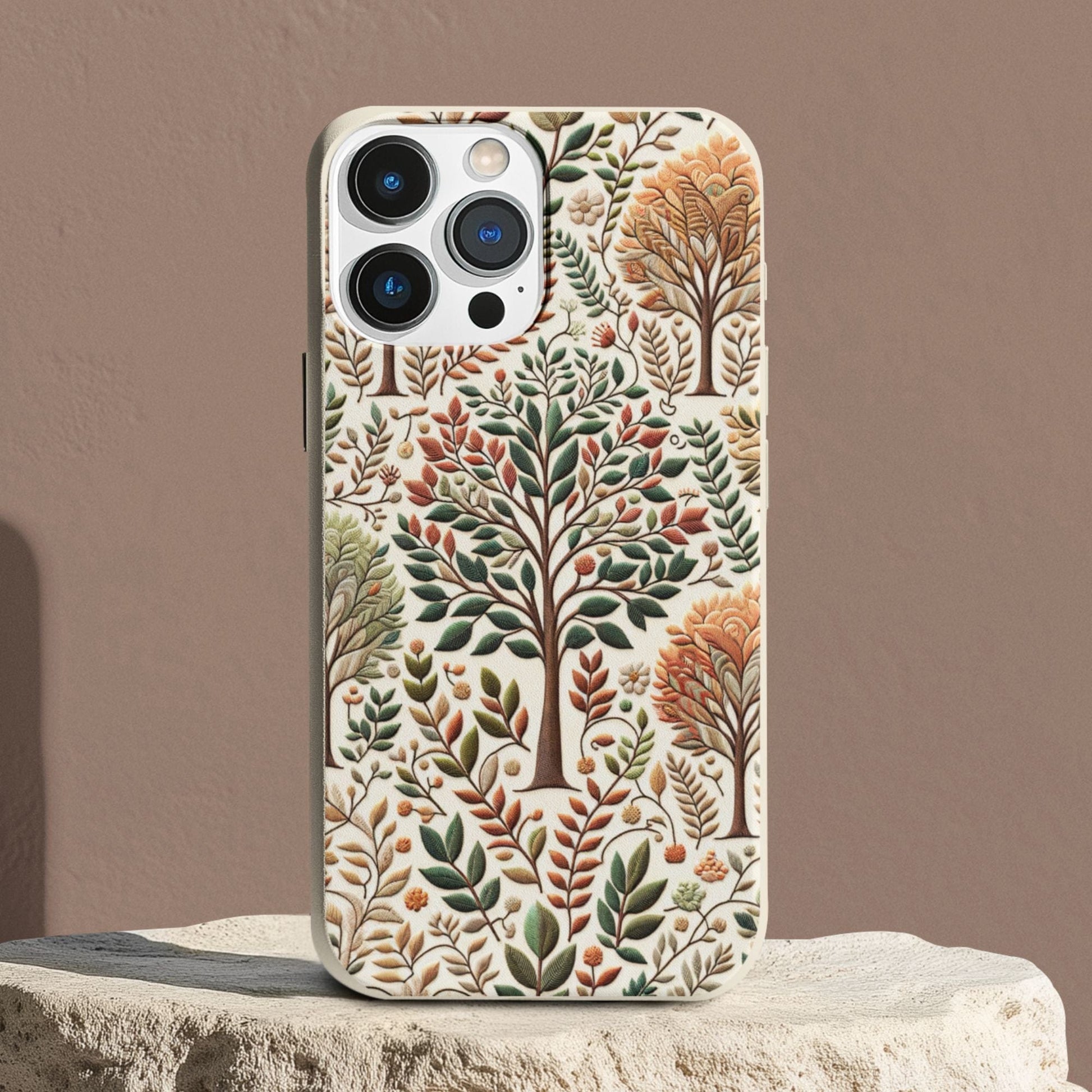 Stepping Green Phone Case Fall Trees Bio Case