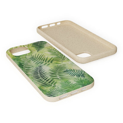 Stepping Green Phone Case Fern Leaves Bio Case
