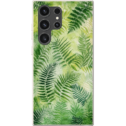 Stepping Green Phone Case Fern Leaves Bio Case