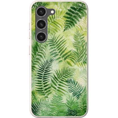 Stepping Green Phone Case Fern Leaves Bio Case
