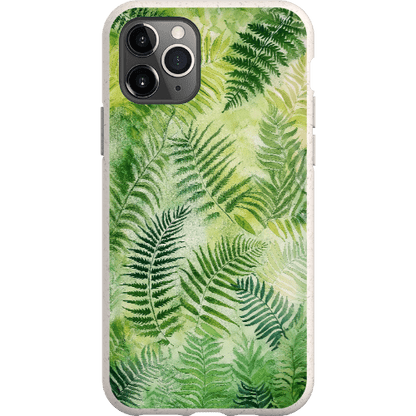 Stepping Green Phone Case Fern Leaves Bio Case