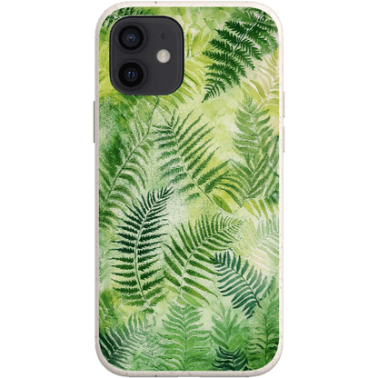 Stepping Green Phone Case Fern Leaves Bio Case