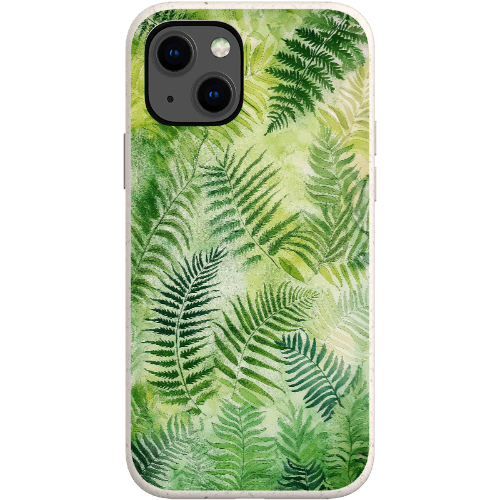 Stepping Green Phone Case Fern Leaves Bio Case