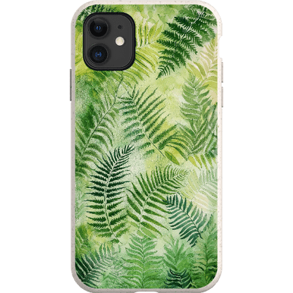 Stepping Green Phone Case Fern Leaves Bio Case