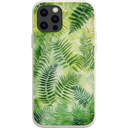 Stepping Green Phone Case Fern Leaves Bio Case