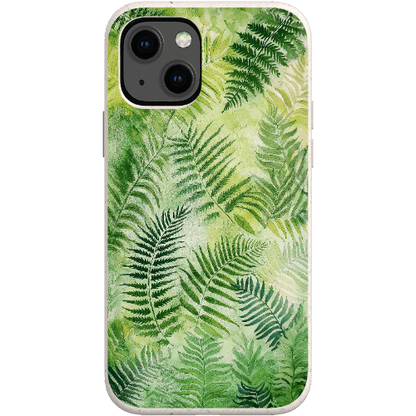Stepping Green Phone Case Fern Leaves Bio Case