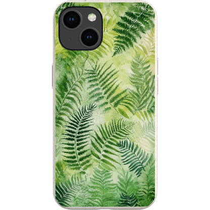 Stepping Green Phone Case Fern Leaves Bio Case