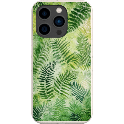 Stepping Green Phone Case Fern Leaves Bio Case