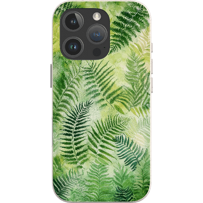 Stepping Green Phone Case Fern Leaves Bio Case
