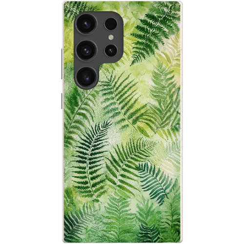 Stepping Green Phone Case Fern Leaves Bio Case