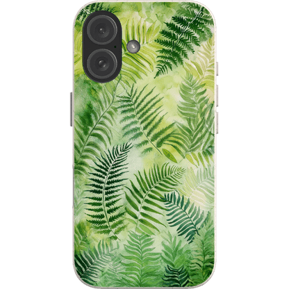 Stepping Green Phone Case Fern Leaves Bio Case