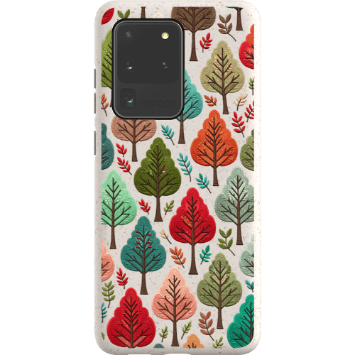 Stepping Green Phone Case Festive Fall Trees Bio Case