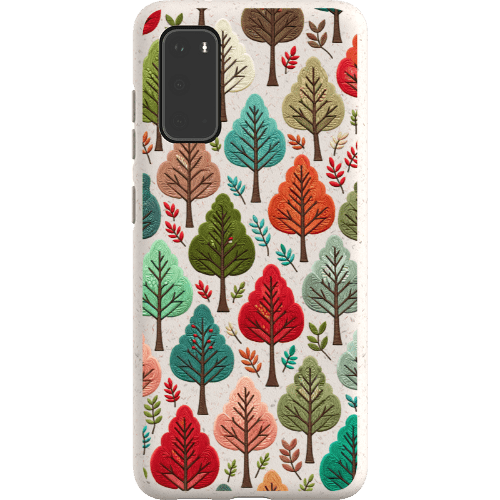 Stepping Green Phone Case Festive Fall Trees Bio Case