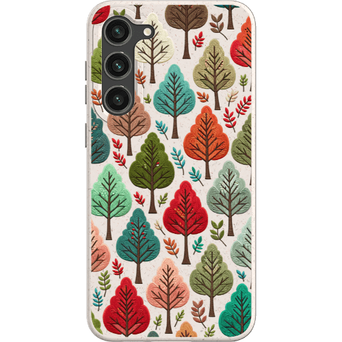 Stepping Green Phone Case Festive Fall Trees Bio Case