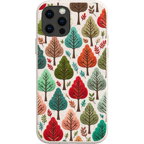Stepping Green Phone Case Festive Fall Trees Bio Case