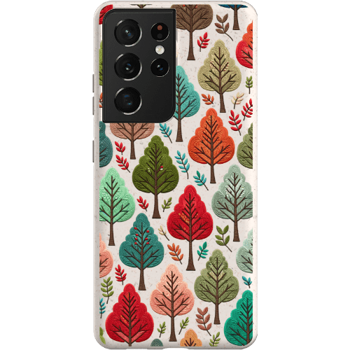 Stepping Green Phone Case Festive Fall Trees Bio Case