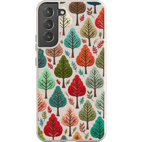 Stepping Green Phone Case Festive Fall Trees Bio Case