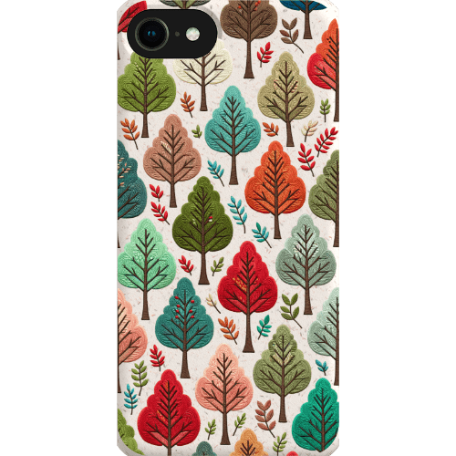 Stepping Green Phone Case Festive Fall Trees Bio Case
