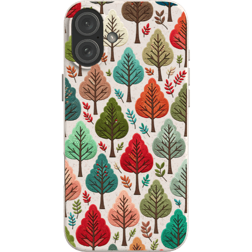 Stepping Green Phone Case Festive Fall Trees Bio Case