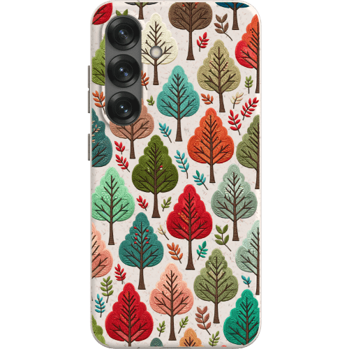 Stepping Green Phone Case Festive Fall Trees Bio Case