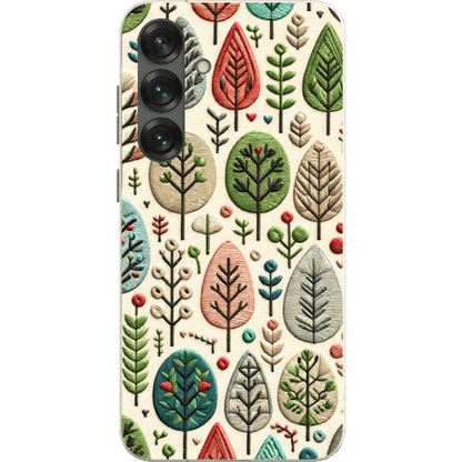 Stepping Green Phone Case Festive Trees Bio Case