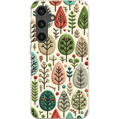 Stepping Green Phone Case Festive Trees Bio Case