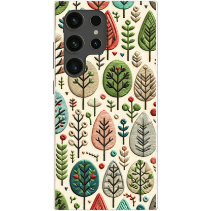 Stepping Green Phone Case Festive Trees Bio Case