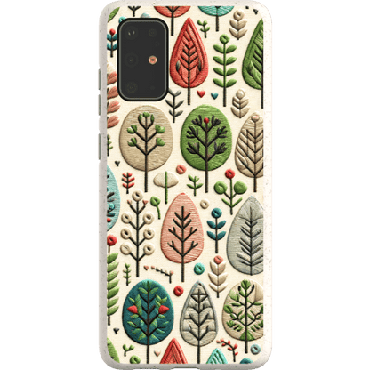 Stepping Green Phone Case Festive Trees Bio Case