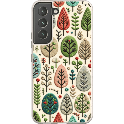 Stepping Green Phone Case Festive Trees Bio Case