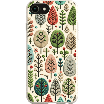 Stepping Green Phone Case Festive Trees Bio Case
