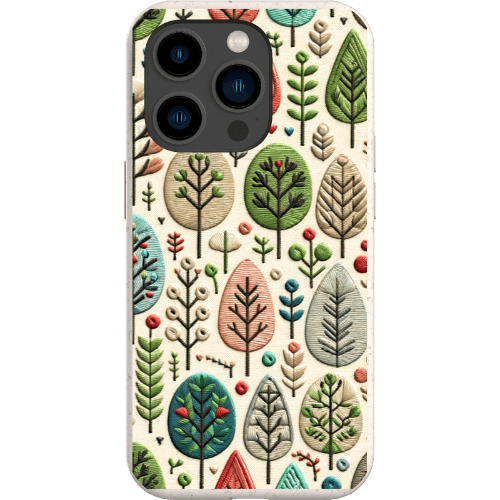 Stepping Green Phone Case Festive Trees Bio Case