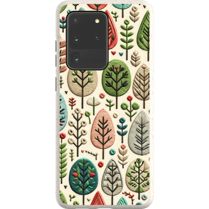 Stepping Green Phone Case Festive Trees Bio Case