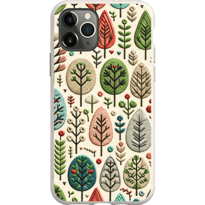 Stepping Green Phone Case Festive Trees Bio Case