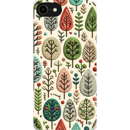 Stepping Green Phone Case Festive Trees Bio Case