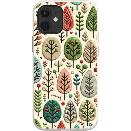 Stepping Green Phone Case Festive Trees Bio Case
