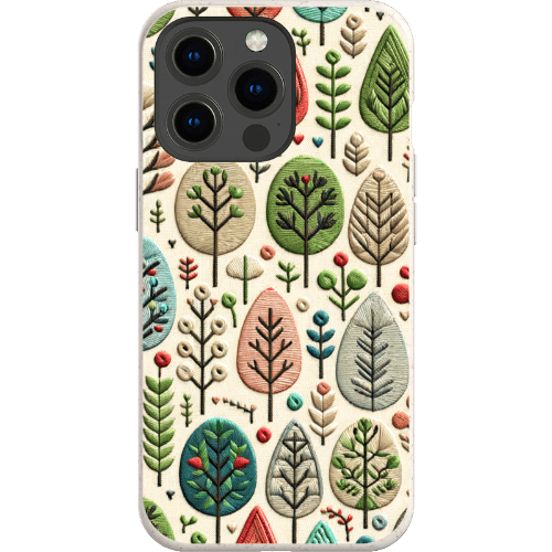 Stepping Green Phone Case Festive Trees Bio Case