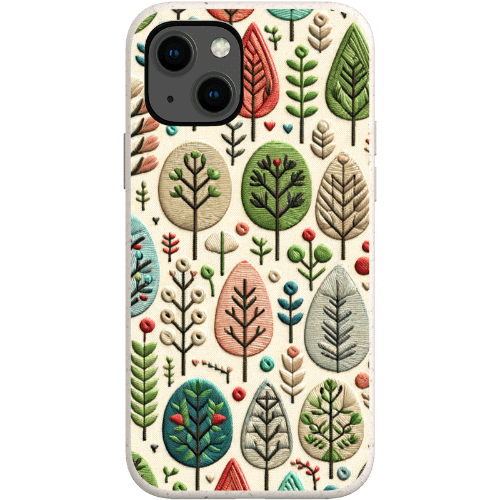 Stepping Green Phone Case Festive Trees Bio Case