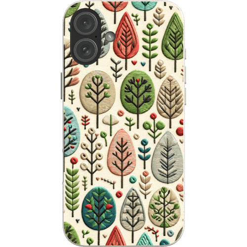 Stepping Green Phone Case Festive Trees Bio Case