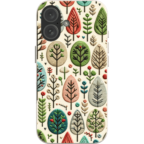 Stepping Green Phone Case Festive Trees Bio Case