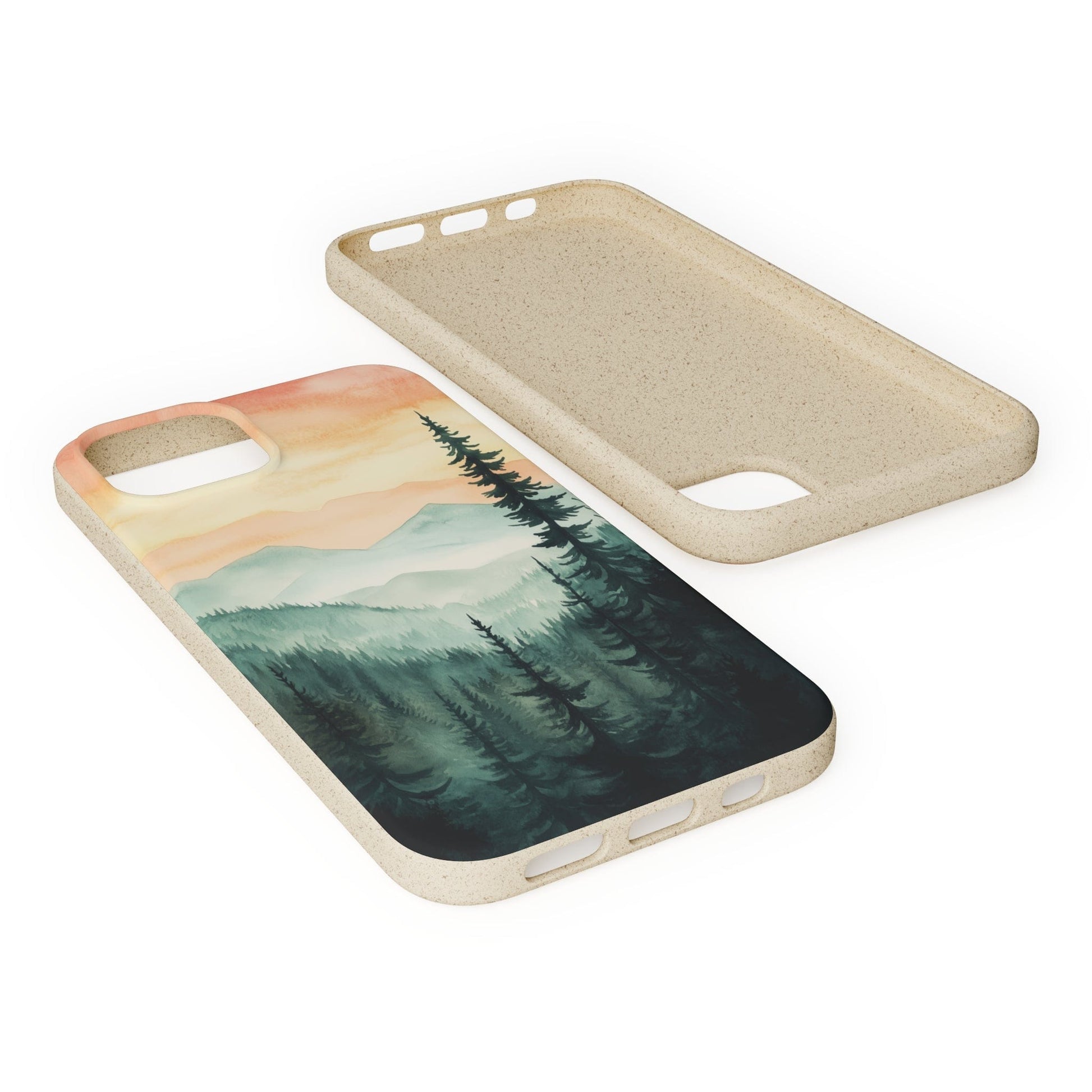 Stepping Green Phone Case Foggy Forest Bio Case
