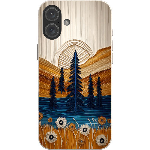 Stepping Green Phone Case Folded Paper Mountain Bio Case