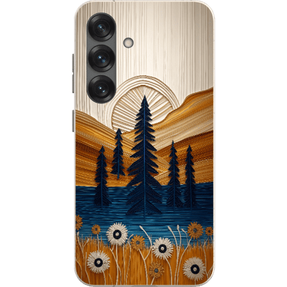 Stepping Green Phone Case Folded Paper Mountain Bio Case