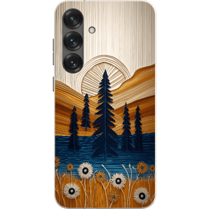 Stepping Green Phone Case Folded Paper Mountain Bio Case