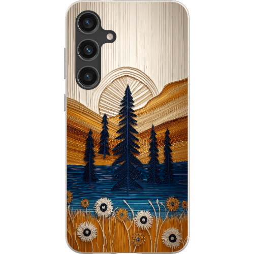 Stepping Green Phone Case Folded Paper Mountain Bio Case
