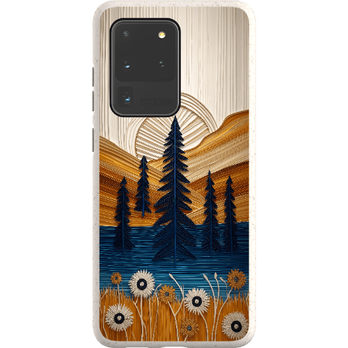 Stepping Green Phone Case Folded Paper Mountain Bio Case