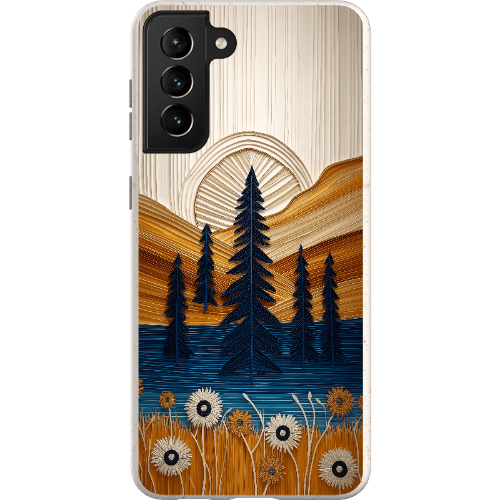 Stepping Green Phone Case Folded Paper Mountain Bio Case