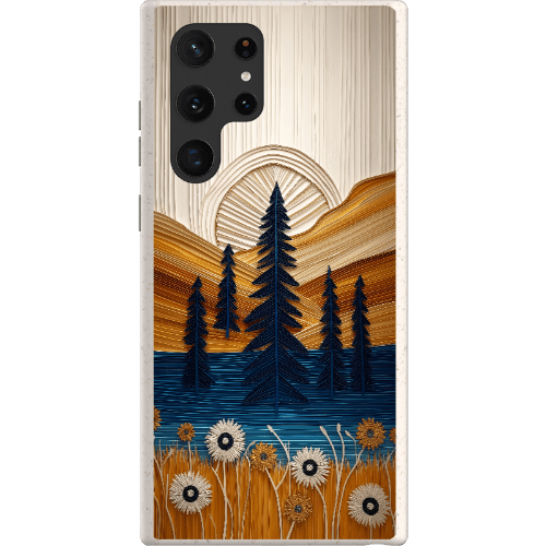 Stepping Green Phone Case Folded Paper Mountain Bio Case