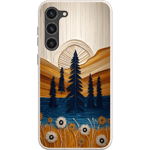 Stepping Green Phone Case Folded Paper Mountain Bio Case