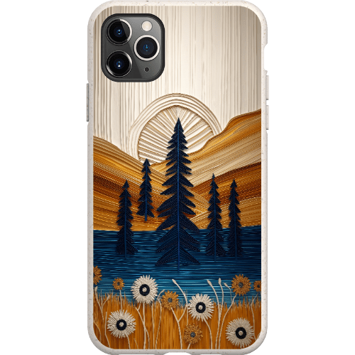 Stepping Green Phone Case Folded Paper Mountain Bio Case